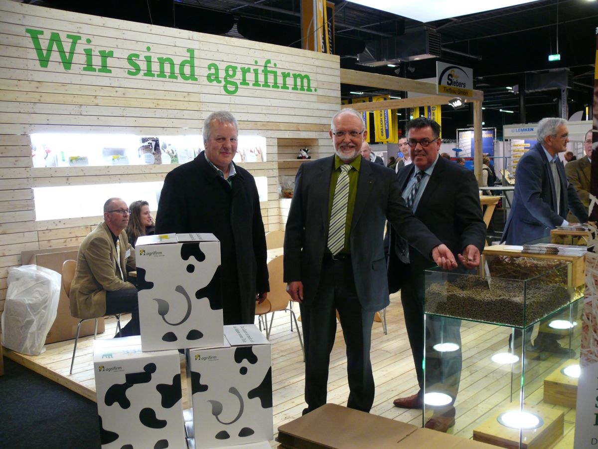 der Stand der Agrifirm Deutschland GmbH auf der Messe GreenLive